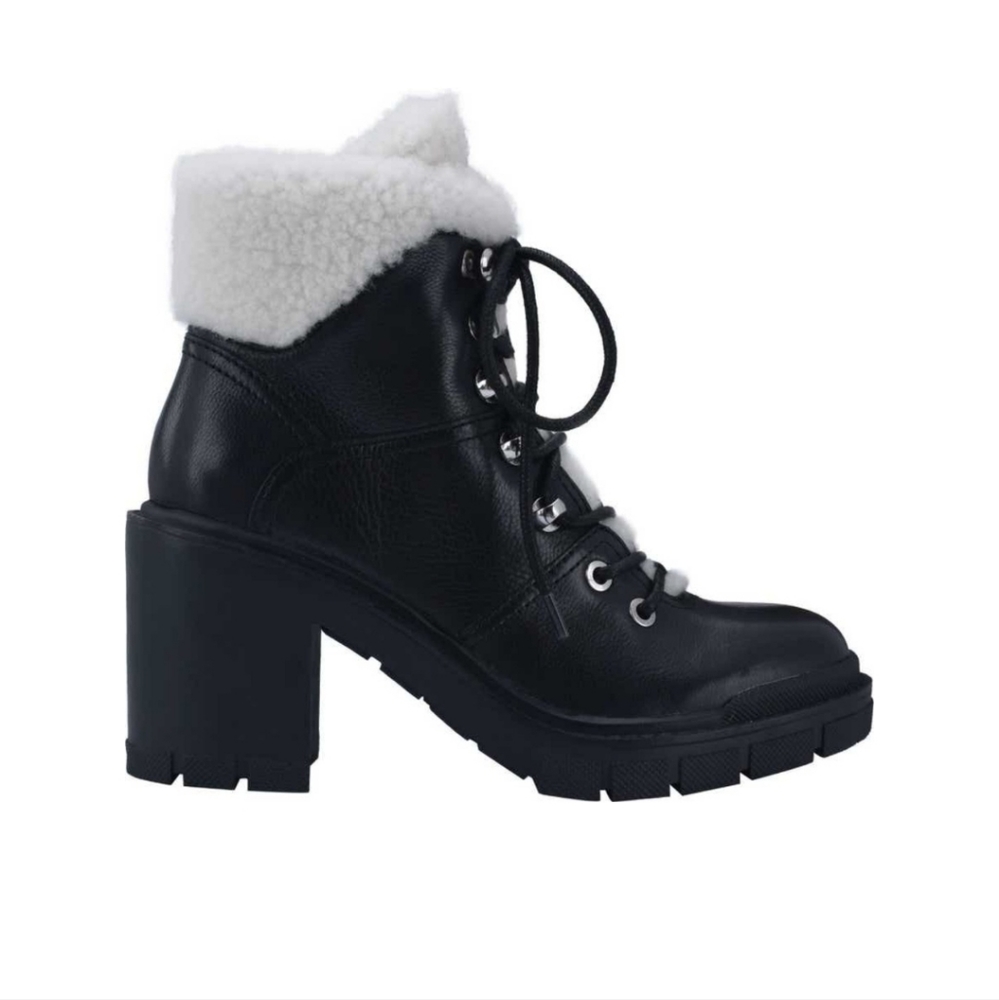 Marc Fisher Vacinta Genuine Leather Shearling BootieMARC FISHER LTD #450